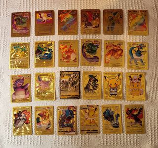 Cartas Pokemon Negras, Plateadas, Doradas y VMAX