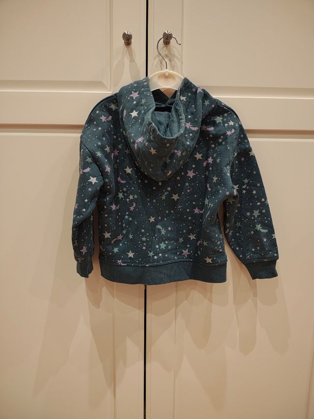 Sudadera niña estrellas 3-4 años