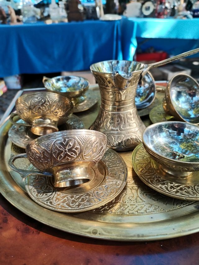 Set caffè turco in bronzo