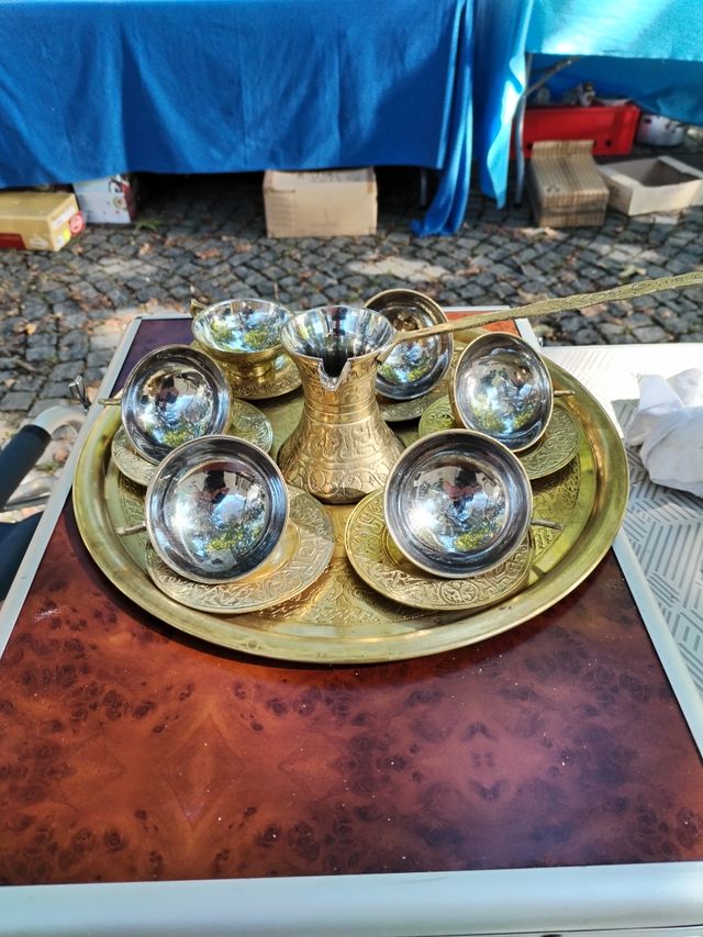 Set caffè turco in bronzo