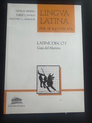 Libro de Latin LINGUA LATINA con su guía