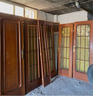 11 Puertas Madera Maciza De Embero 