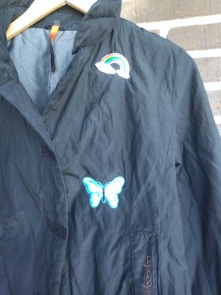 Chaqueta azul entrenamiento mujer