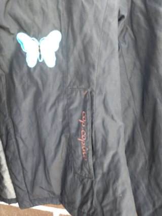 Chaqueta azul entrenamiento mujer