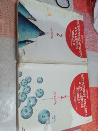 Matemàtiques aplicades a les ciències socials II.