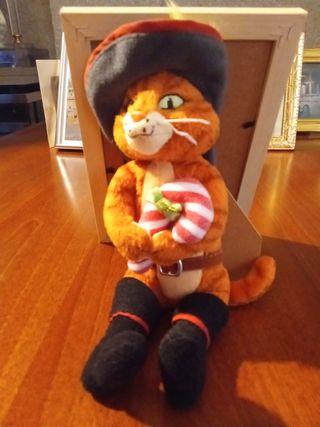 Gato con botas peluche