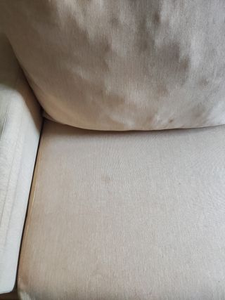 Sofa dos plazas amarillo claro comodo