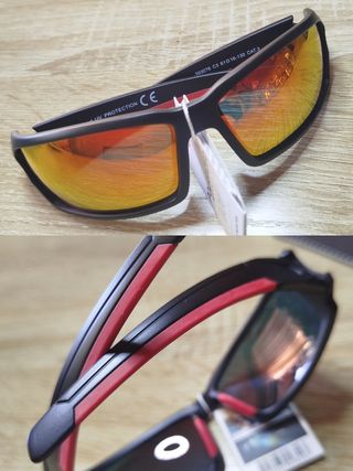 Gafas sol polarizadas - rojas y negras