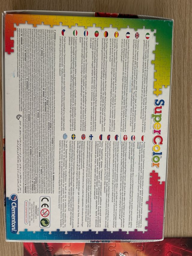 Puzzle Cars Clementoni Super Color 3x48