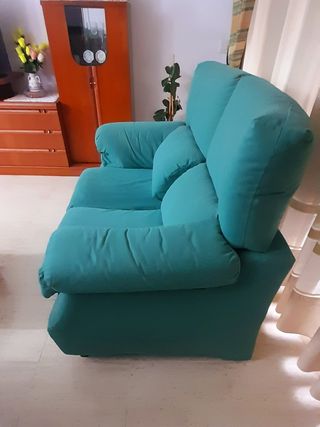 Sofá 2+3 plazas turquesa
