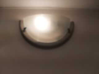 Aplique de pared gris plata