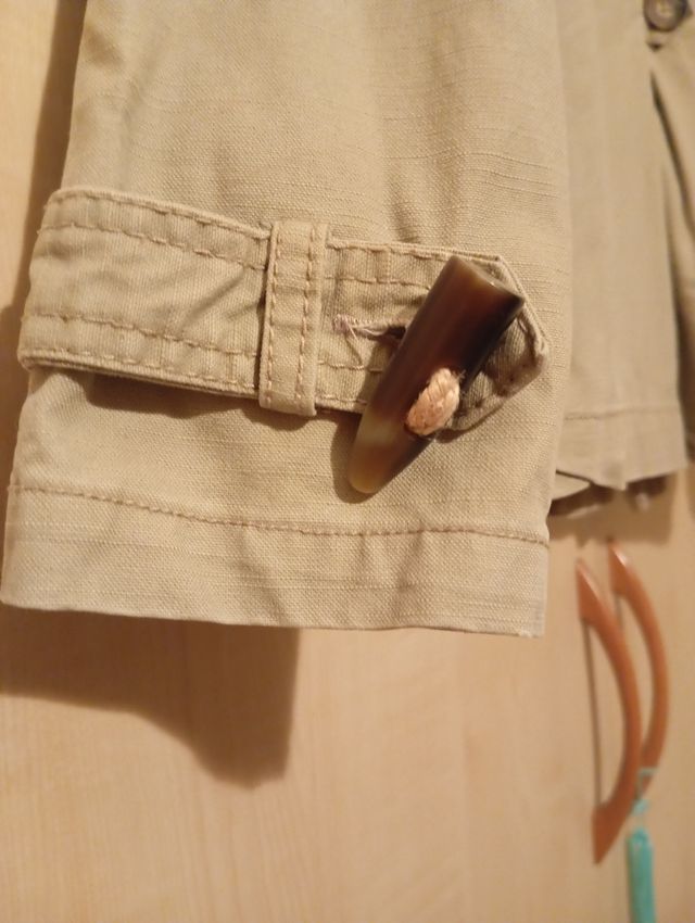 Parka, corta,  beige mujer talla S
