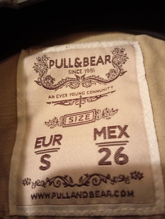 Parka, corta,  beige mujer talla S