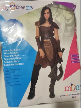 Disfraz Vikingo Mujer Talla S