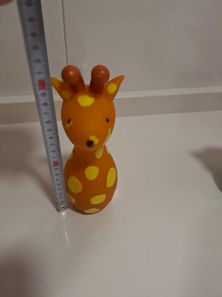 3 juguetes animales goma