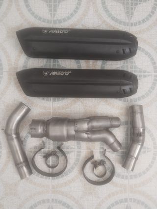 Escapes Yamaha R1 - Titanio