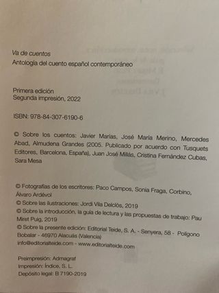 Va de cuentos: Antología...