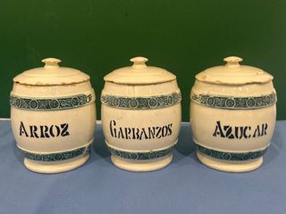 3 Vecchie ceramiche di Manises di Bucar