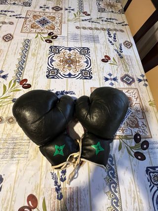 Guantes boxeo vintage marrón