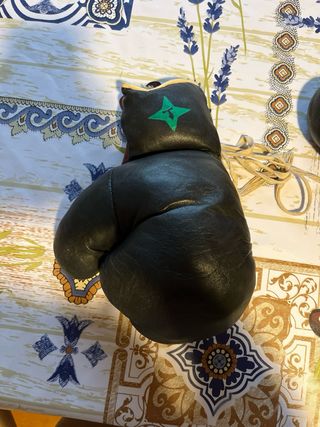Guantes boxeo vintage marrón