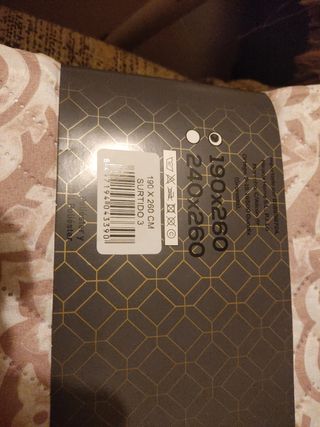 Colcha Bouti Reversible - Gris/Blanco