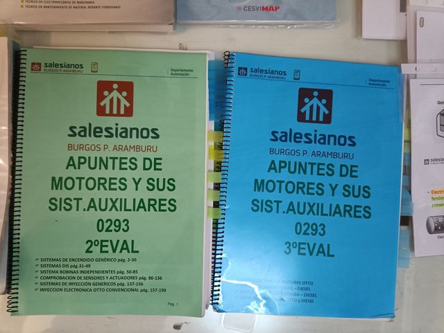 Libros 1° GS Automoción del padre Aramburu Burgos