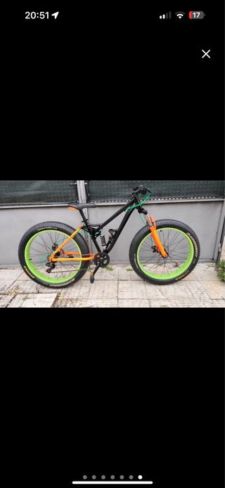Fat Bike 26" ruedas gordas casi nueva