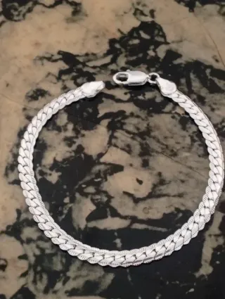 Pulsera Chapada en plata 925