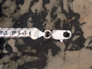Pulsera Chapada en plata 925