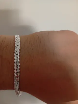 Pulsera Chapada en plata 925