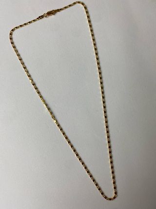 Cadena Fina Bañada en Oro 18k - 55cm