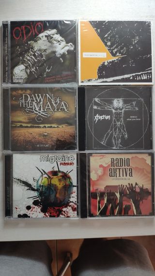 6 CDs Metal y Hardcore v.2