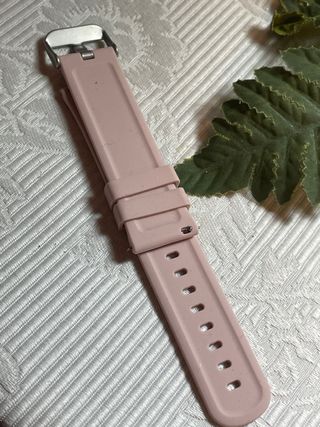 reloj silicona rosa .CORREA 