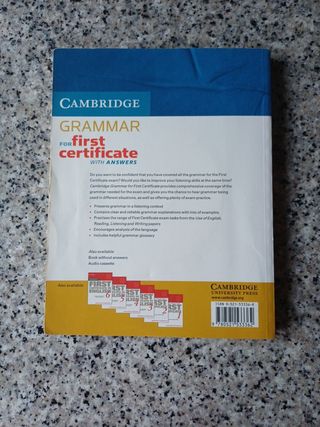 Cambridge Grammar for First Certificate Book wi...