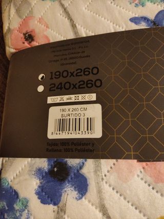 Colcha Bouti Reversible - Floral