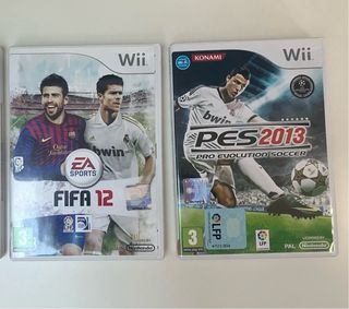 2 Juegos Wii: FIFA 12 y PES 2013