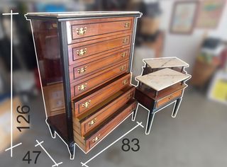 Cassettiera & Comodini anni '60