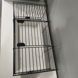 Jaula para roedores - Negra y Blanca