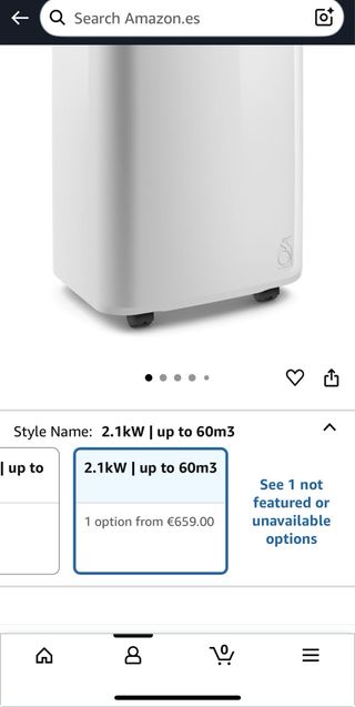 Aire acondicionado DeLonghi PACEM77 como nuevo