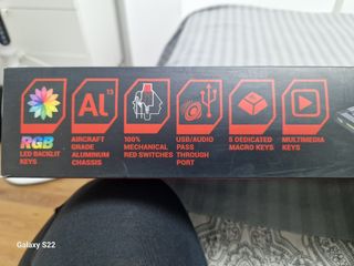Teclado Gamer RGB Mecánico