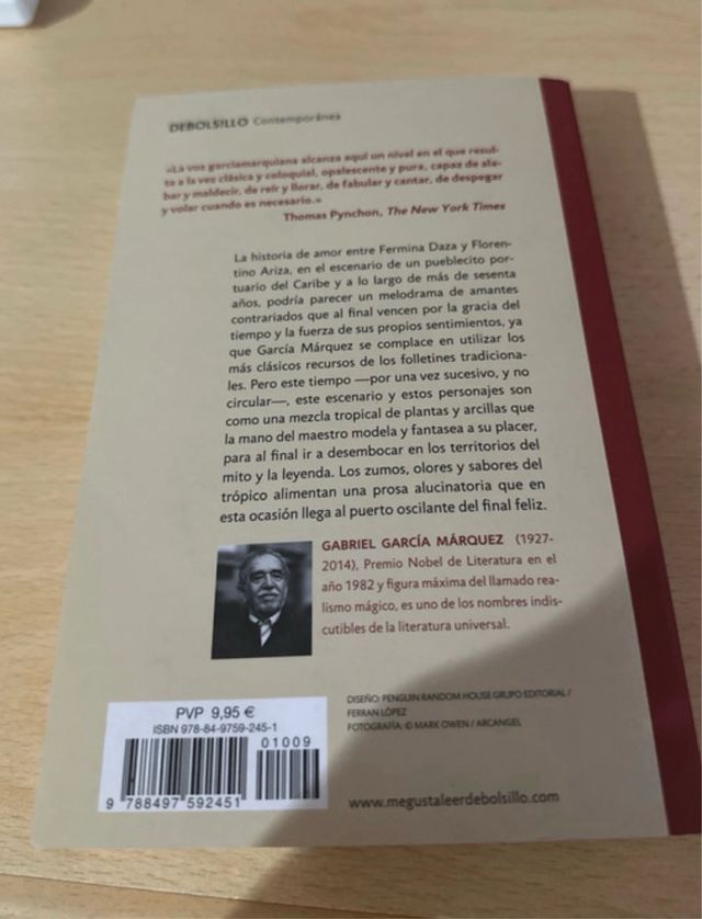 El amor en los tiempos del cólera
