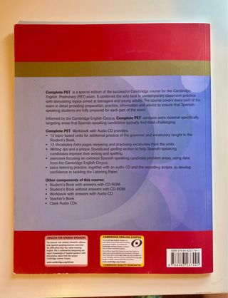 Pack libros B1 - Cambridge English Complete PET