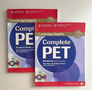 Pack libros B1 - Cambridge English Complete PET