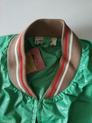 Cazadora menta chaqueta vintage Retro bomber jacke