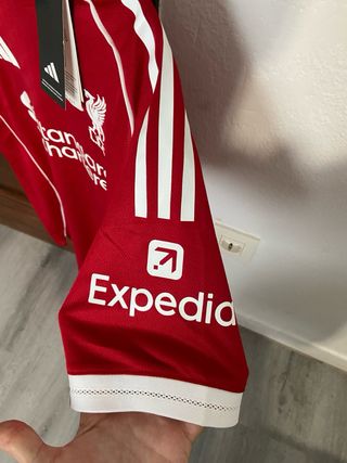 Camiseta Liverpool Adidas roja 25/26