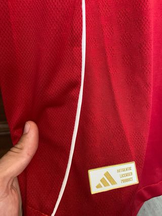 Camiseta Liverpool Adidas roja 25/26