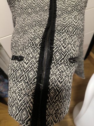 Blazer Pull&Bear M - Blanco&Negro