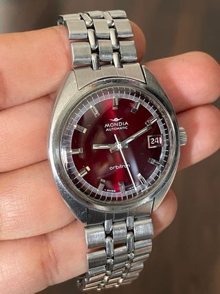 Mondia Orbitron Automático Rojo