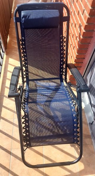 Silla tumbona plegable