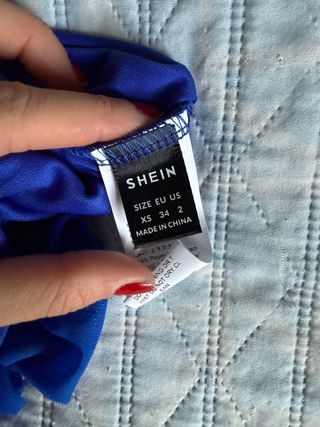 Vestido azul mini 
